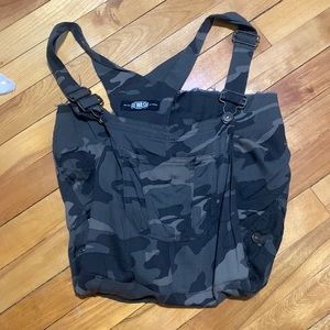 size medium short overalls